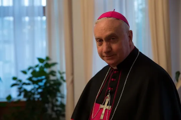 Arcivescovo Luigi Pezzuto, Nunziatura Apostolica di Sarajevo, 4 giugno 2015 / Andreas Dueren, ACI Group
