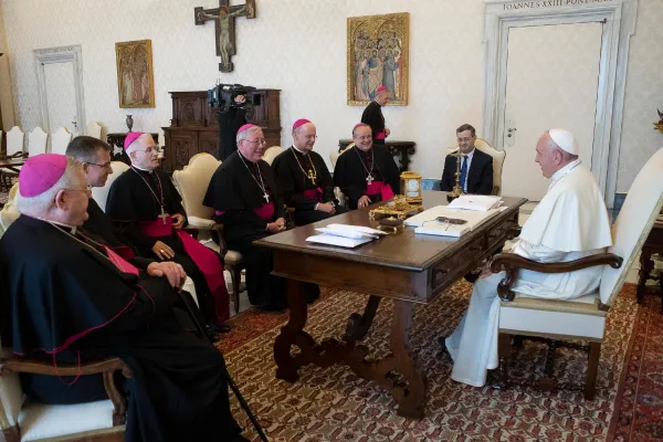 Papa Francesco incontra il direttivo della COMECE, Palazzo Apostolico Vaticano, 6 giugno 2019 / Vatican Media / ACI Group