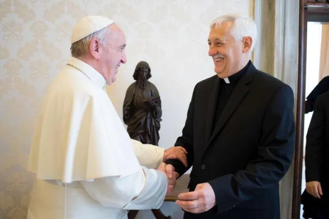 Papa Francesco con P. Sosa SJ (foto di archivio) |  | Vatican Media 