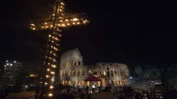 Un momento delle passate Via Crucis al Colosseo / Vatican Media / ACI Group