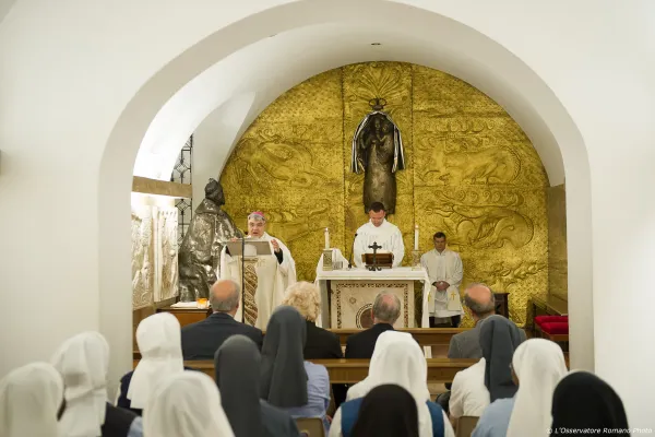 Un momento della Celerazione di ieri presieduta da Mons. Semeraro / © L'Osservatore Romano Foto