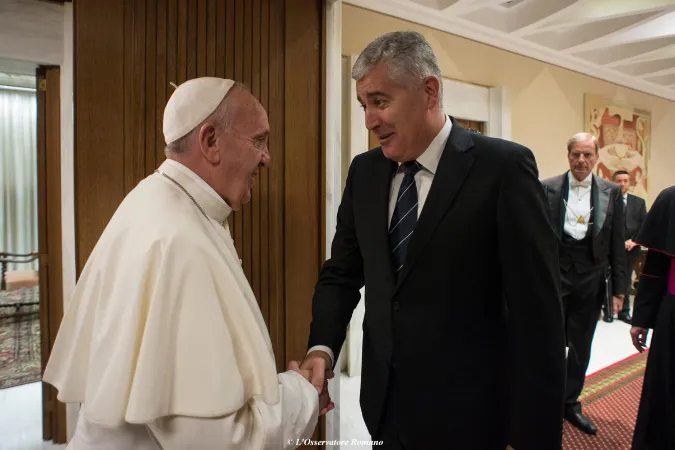 Il Papa e il Presidente di turno della Bosnia Erzegovina  |  | Osservatore Romano 
