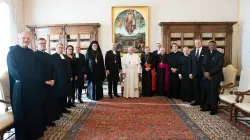 Papa Francesco con la delegazione luterana finlandese, Palazzo Apostolico Vaticano 17 gennaio 2020 / Vatican Media / ACI Group