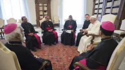 I vescovi del Pakistan in visita ad Limina da Papa Francesco, Palazzo Apostolico Vaticano, 15 marzo 2018 / Vatican Media / ACI Group