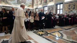 Papa Francesco incontra i partecipanti al Convegno "Yes to Life!", Sala Clementina, 25 maggio 2019  / Vatican Media / ACI Group 