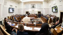 Papa Francesco in visita alla Pontificia Accademia delle Scienze, Casina Pio IV, 27 maggio 2019 / Vatican Media / ACI Group