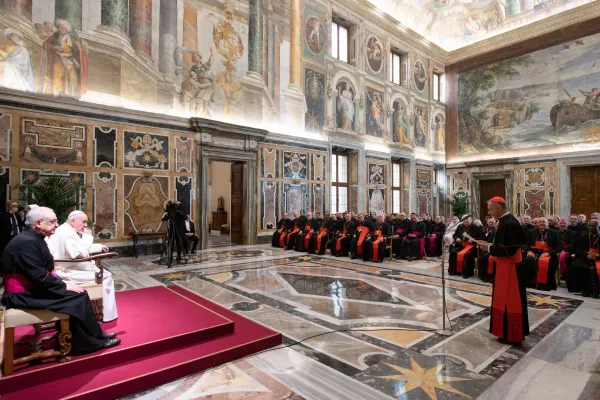Papa Francesco riceve la plenaria della Congregazione della Dottrina della Fede, 30 gennaio 2020 / Vatican Media / ACI Group
