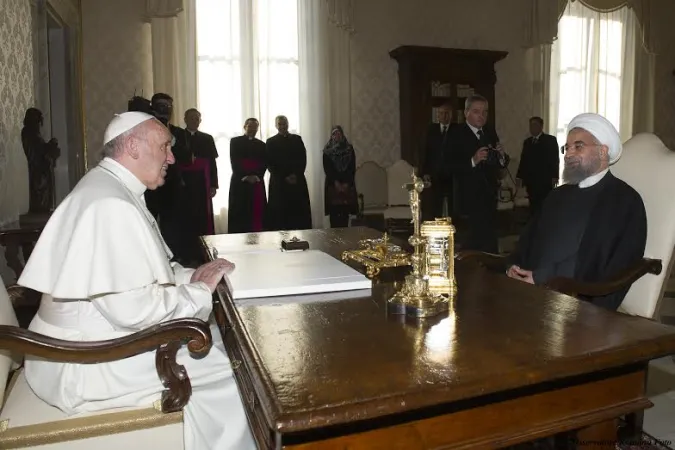 Il Papa ed il Presidente Rouhani |  | L'Osservatore Romano