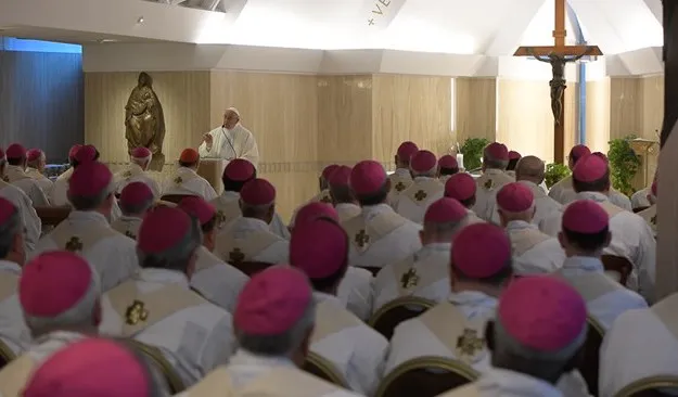 Il Papa celebra la Messa a Santa Marta con i nunzi |  | Osservatore Romano 