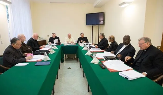 Consiglio dei Cardinali | Il Papa e il Consiglio dei Cardinali durante una delle riunioni | L'Osservatore Romano / ACI Group