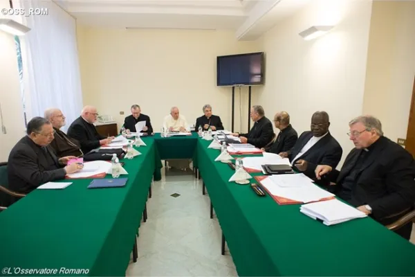 Una riunione del Consiglio dei Cardinali  / L'Osservatore Romano / ACI Group