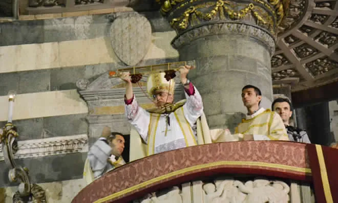 Il pulpito dell' Ostensione del Sacro Cingolo |  | Diocesi di Prato 