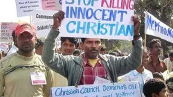 Manifestazione contro le persecuzioni contro i cristiani in India / Radio Vaticana