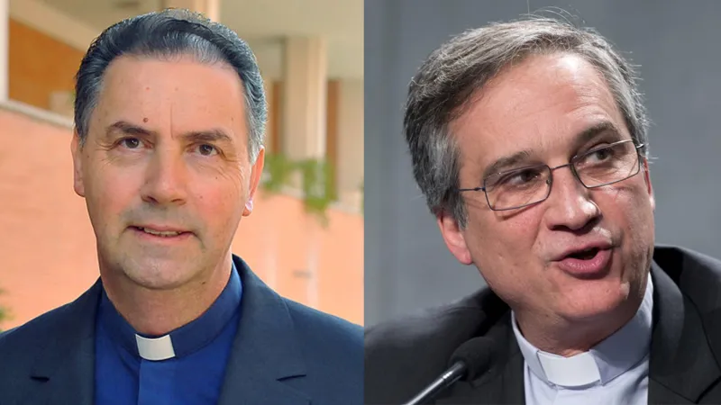 P. Ángel Fernández Artime e Mons. Viganò |  | Sala Stampa Vaticana