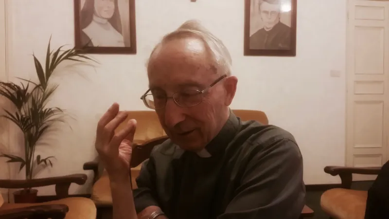 Padre Stephan Horn | Padre Stephan Horn, coordinatore del Ratzinger Schuelerkreis, nella Curia Generalizia dei Salvatoriani a Roma | Andrea Gagliarducci / ACI Stampa