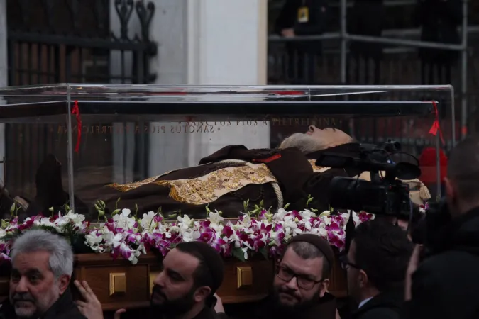 L'arrivo delle spoglie di Padre Pio a San Lorenzo fuori Le Mura, 3 febbraio 2016  | Alexey Gotovsky / ACI Group 
