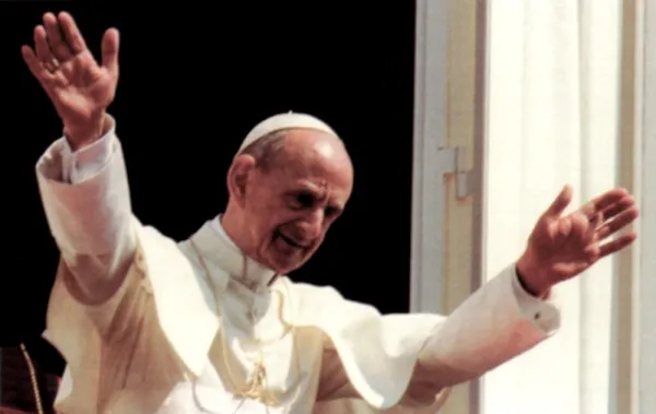 Una immagine d'archivio di Paolo VI | Archivio LOR