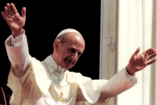 Una immagine d'archivio di Paolo VI / Archivio LOR
