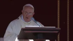 Papa Francesco all'omelia della messa di canonizzazione  / CTV