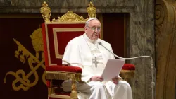 Papa Francesco durante una recente udienza in Sala Clementina / Vatican Media / ACI Group