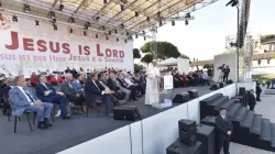 Papa Francesco durante l'incontro al Circo Massimo per i 50 anni del Rinnovamento Carismatico Cattolico, 3 giugno 2017 / Vatican Media / ACI Group