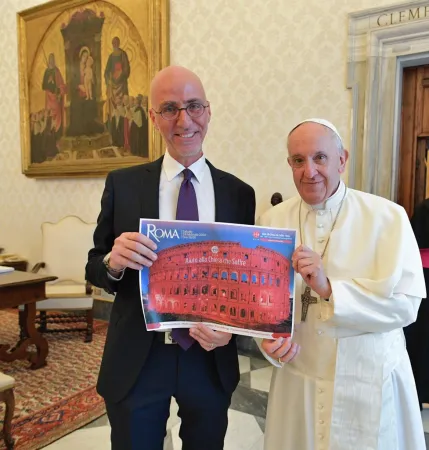Il Papa e il presidente di ACS Monteduro |  | ACS