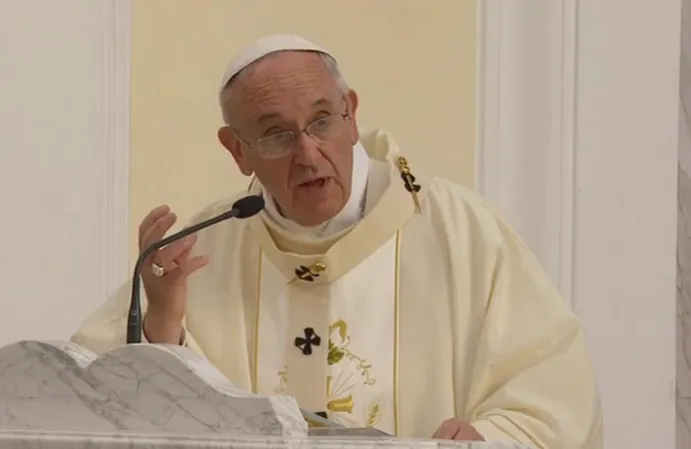 Papa Francesco predica nella Parrocchia Regina Pacis ad Ostia |  | CTV
