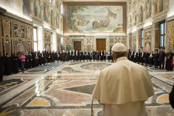 Papa Francesco durante un'Udienza |  | L'osservatore Romano, ACI group