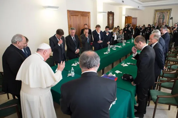 Papa Francesco e le delegazioni Unicef e Conmebol | Papa Francesco e le delegazioni Unicef e Conmebol | @L'Osservatore Romano