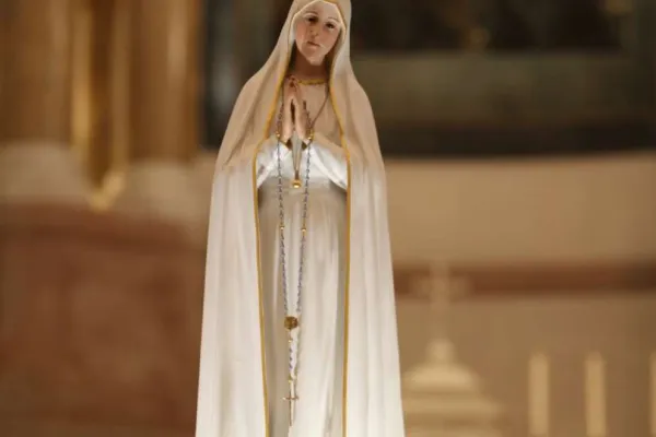 La statua della Madonna di Fatima
 / PapaFatima2017