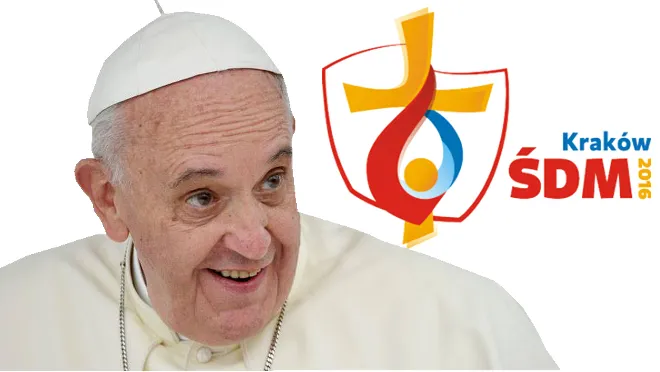 Papa Francesco e il logo della Gmg 2016 | Papa Francesco e il logo della Gmg 2016 | campusmisericordiae.pl