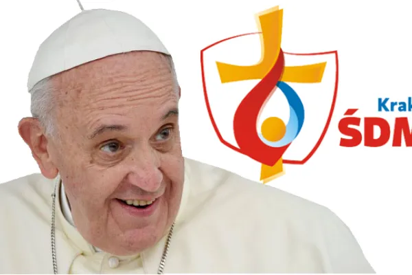 Papa Francesco e il logo della Gmg 2016 / campusmisericordiae.pl