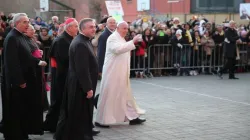 Papa Francesco in visita nella parrocchia di Ognissanti a Roma / ACIPRENSA