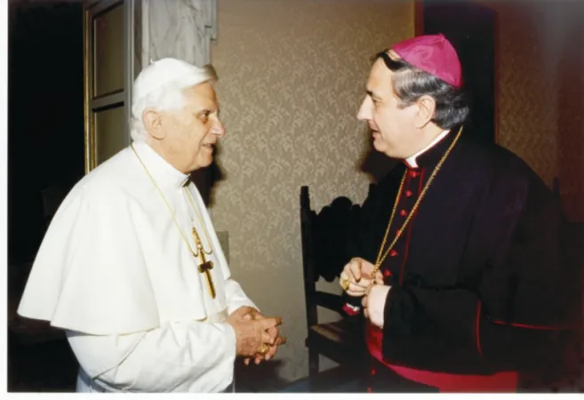 Il vescovo Cataldo Naro con Papa Benedetto XVI |  | Arcidiocesi di Monreale 