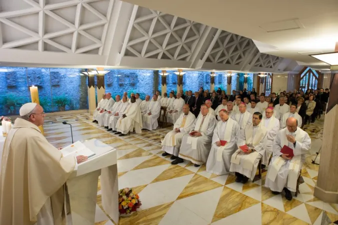 Papa Francesco a Santa Marta |  | Servizio Fotografico L'Osservatore Romano / Catholic Press Photo