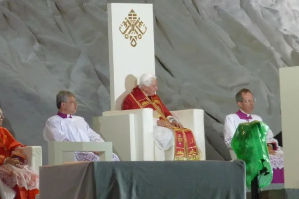 Benedetto XVI alla GMG di Madrid - CNA
