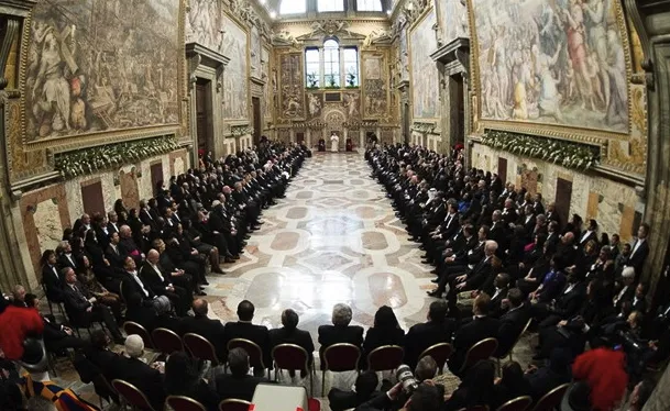 L'udienza del Papa al Corpo diplomatico in Sala Regia |  | Osservatore Romano