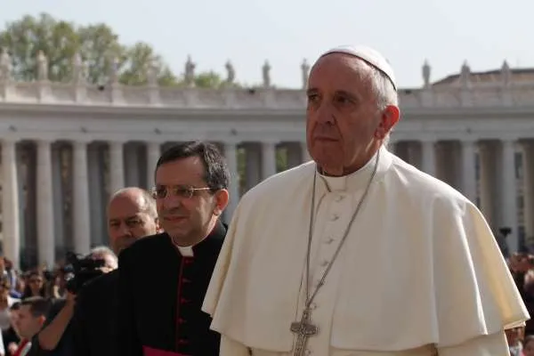 Papa Francesco | Papa Francesco durante una udienza generale | Martha Calderon / ACI Group