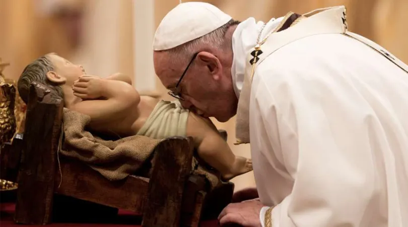 Papa Francesco durante la Messa di Natale  | Daniel Ibanez / ACI Stampa
