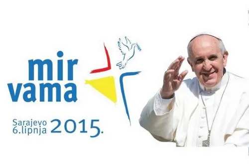 Il logo della visita del Papa a Sarajevo | Il logo della visita del Papa a Sarajevo | 
