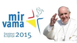 Il logo della visita del Papa a Sarajevo / 