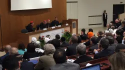 Un momento edll'intervento alla Gregoriana del Cardinale Pietro Parolin / Alan Holdren/Aci Group