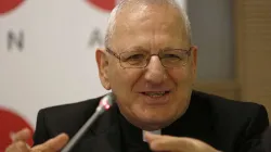 Il patriarca Sako durante un incontro del 2017 / Daniel Ibanez / ACI Group