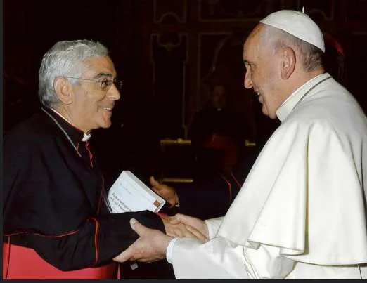 L'arcivescovo Pennisi con Papa Francesco | L'arcivescovo Michele Pennisi con Papa Francesco | Arcidiocesi di Monreale