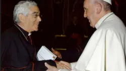 L'arcivescovo Michele Pennisi con Papa Francesco / Arcidiocesi di Monreale