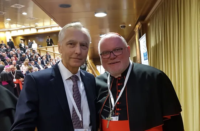 L'inviato UE per la libertà religiosa con il Cardinale Reinhard Marx durante il convegno (Re)Thinking Europe | Jan Figel 