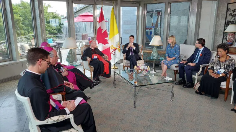Il bilaterale tra il Primo Ministro Trudeau e il Cardinale Parolin, Quebec, 27 luglio 2022 | Sala Stampa della Santa Sede
