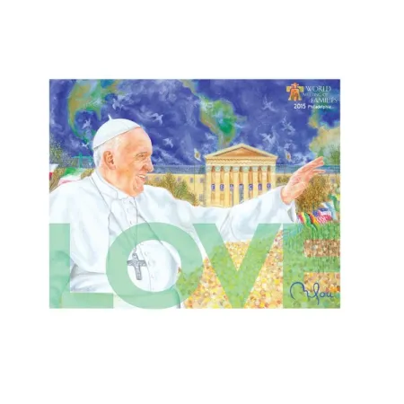 Uno dei posters preparati per la visita di Papa Francesco |  | worldmeeting2015.org