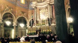 Il Papa prega a Pompei  / Santuario/ Domenico Cinque
