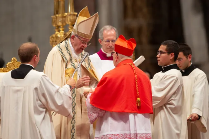  | Papa Francesco durante il concistoro del 2018 - Daniel Ibanez CNA